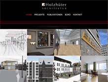 Tablet Screenshot of holzhueter-architektur.de